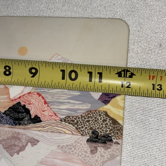 Apple Landscape Painting Laptop Matte Case Hand Draw Mountains Rubberized Cover - Picture 4 of 5